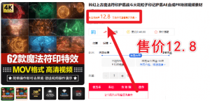 62款科幻上古魔法符印特效素材，MOV格式，高清4K-素材资源网