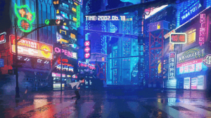 《赛博朋克2077》火出圈了！赛博风素材模板预设+调色+特效C4D+AE+音效大合集-素材资源网