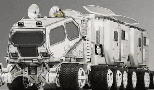 科幻火星运输车3D模型，顶级概念探测器，科幻模型FBX素材-素材资源网