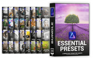 某宝售价12.9元，Luminar NEO 40套400+基础预设包素材合集，内置风景人像复古婚礼等预设-素材资源网