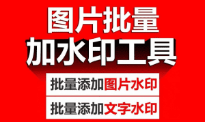 终身免费无限制！图片批量添加水印，批量添加文字图片水印工具，支持win系统，一键操作-素材资源网