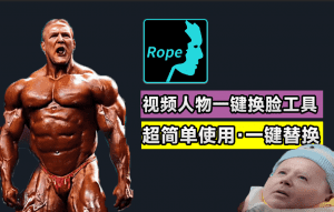 超简单使用！2分钟出效果，Ai一键换脸替换人物脸部，免费纯本地运行，支持N卡win系统，离线Ai换脸-素材资源网
