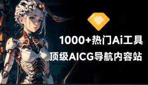 收录超1000+款顶级Ai工具！最新最全AICG导航站，从写作、绘画到视频制全收录，遨游科技前沿-素材资源网