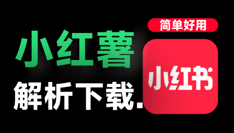 在线小红书笔记解析下载网站！支持视频图片LivePhoto无水印一键保持，使用简单，且完全免费-素材资源网