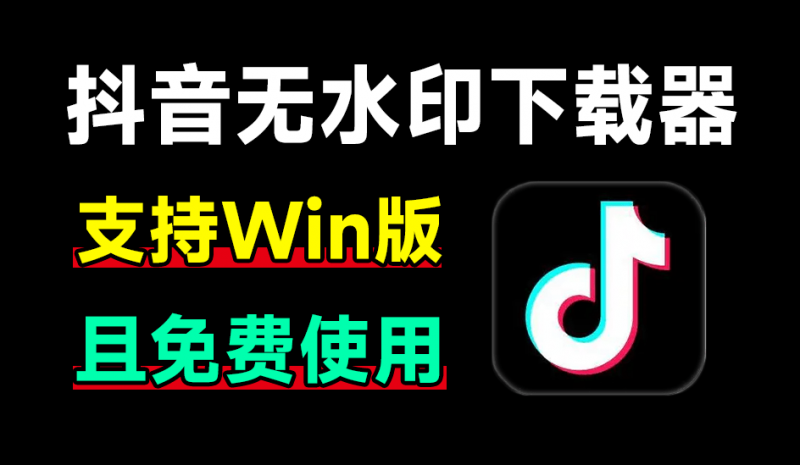 最新抖音无水印解析器，完全免费，无广告！使用简单，支持自动识别下载 抖音视频下载工具v1.0单文件版-素材资源网