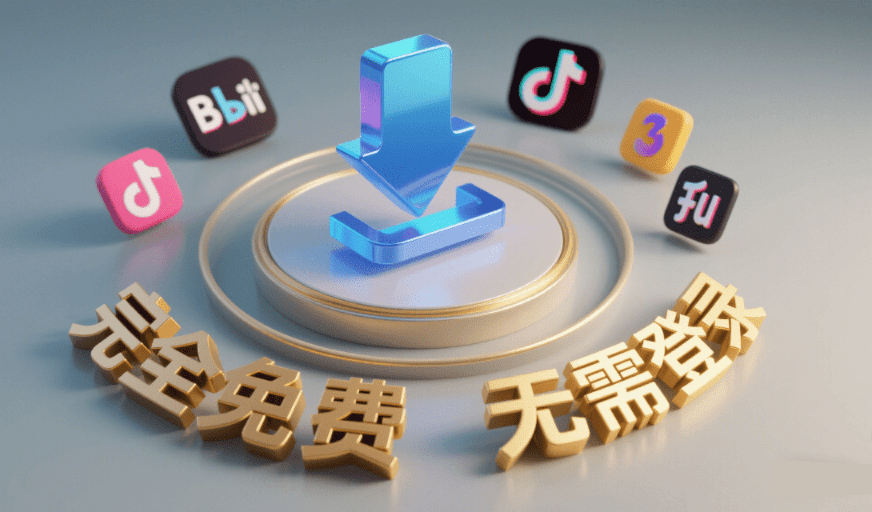 BestVideo下载器！主流平台视频一键解析下载，支持B站、某音、某红书、某手等平台，免费在线用！-素材资源网