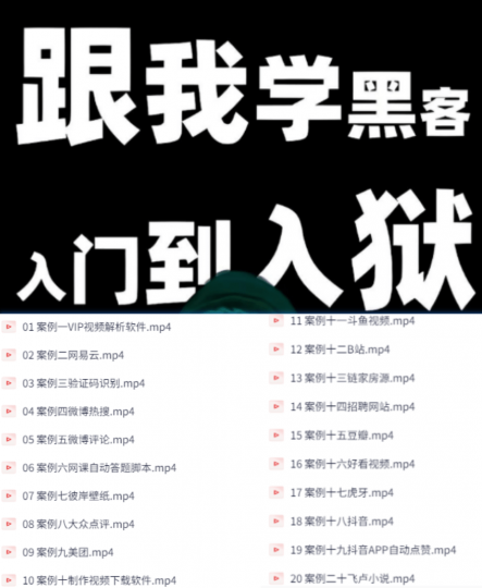 【有点意思】纯陪练手!20个爬虫实战案例,python从入门到实战教程,手把手实践教学-素材资源网