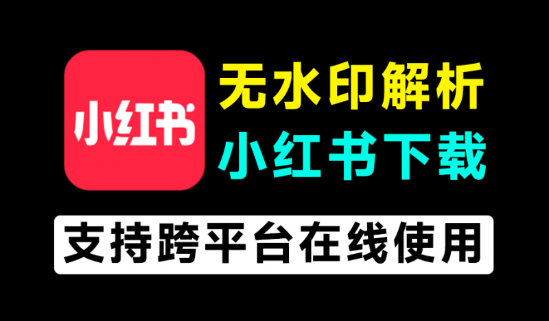 小红书无水印在线解析下载工具！完全免费，支持跨平台使用，支持视频图片，使用简单 小红书去水印下载站-素材资源网