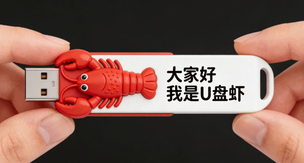 我是龙虾OpenClaw！我想控制你的电脑，插上U盘，任意电脑使用龙虾，离线安装U盘开源项目 U-Claw-素材资源网