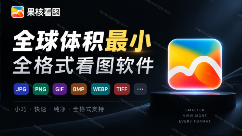 全球体积最小的 Windows 极速全格式看图神器！一键生成预览缩略图，强推超级好用  果核看图-素材资源网